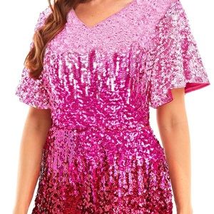 Sequin Romper Sparkly Short Jumpsuit